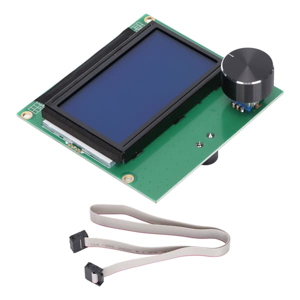 3D-printerdisplay 12864 LCD-skærm Intelligent kontrolkort Printertilbehør til CR 10S til Ender 3