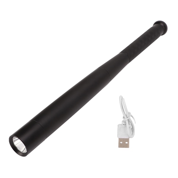 Baseball ficklampa aluminiumlegering svart 5000mah multifunktionell vattentät LED-ficklampa för nödsituationer
