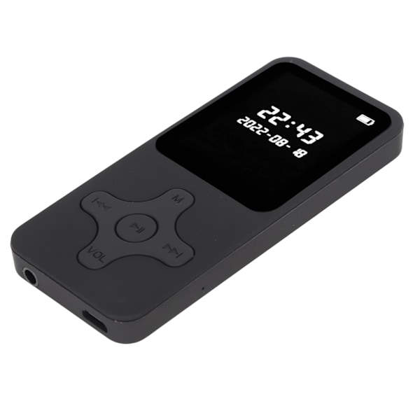 MP3 MP4 -soitin Bluetooth 5.0 Ultraohut Digitaalinen LCD 1,77 tuuman näyttö HD-kaiutin FM-radio Kannettava HiFi-musiikkisoitin 64G muistikortilla