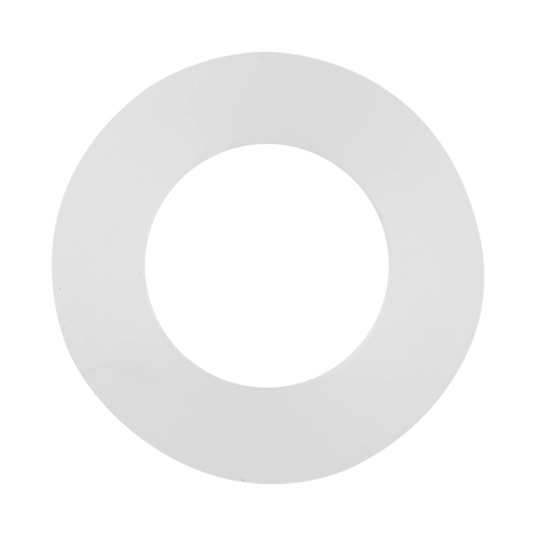 12 st platt packning vit silikon O-ring tätningsbrickor för bälgslangar (3/4")