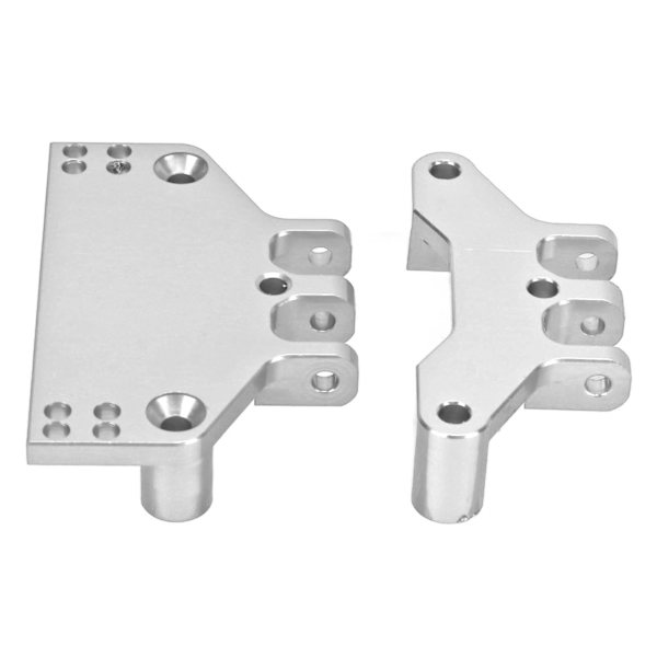 Metallstyringsgirbeslag Servo Mount Del for MN86 1/12 RC Bil Modifiserte Tilbehør Sølv