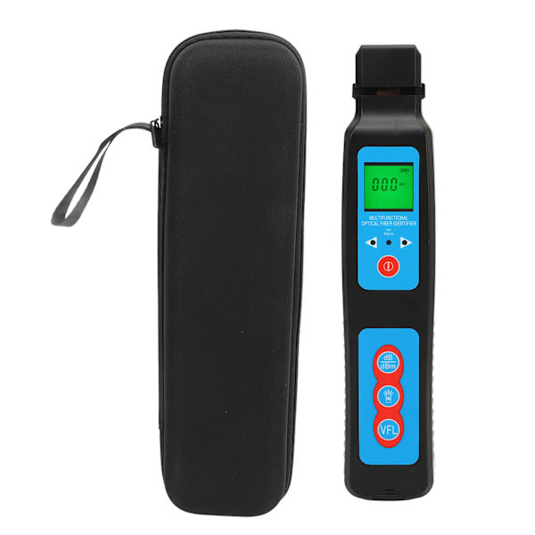 Optisk fiberidentifikator 800‑1700nm VFL Rød Lyskilde 10km Rekkevidde 270Hz 1KHz 2KHz Optisk fibertester