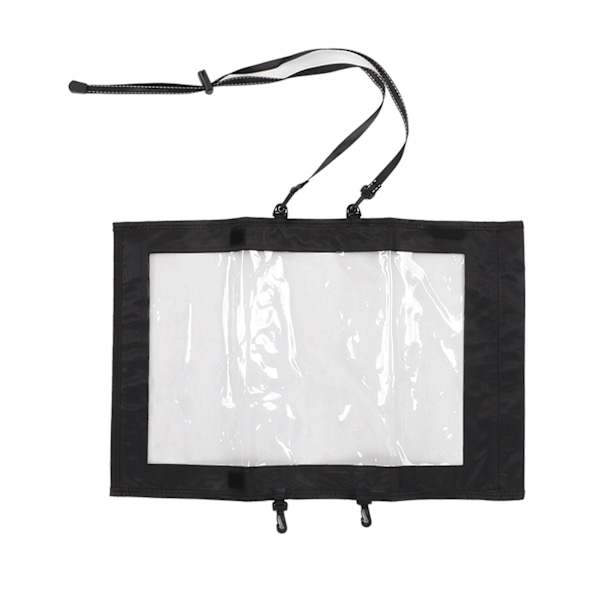 Transparent vandringskortpose med 2 ekstra stropper Vandafvisende TPU Map Dry Case til camping