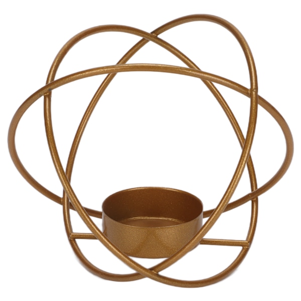 Ljusstake Metall Candelabrum Ljusstake för Candle Centerpieces Heminredning mörkt guld