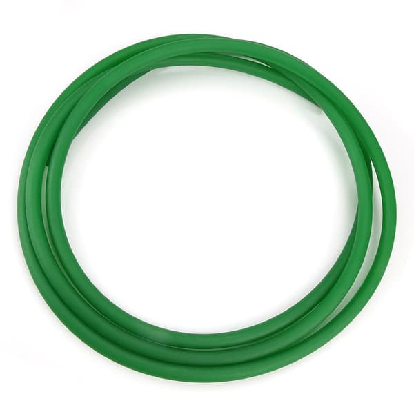 Grønt grovt PU polyuretan rundreim for drivtransmisjon (12mm*3m)