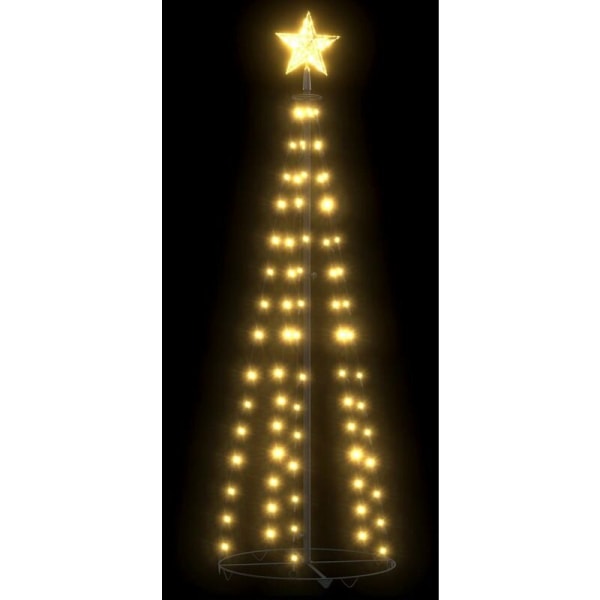 Juletrekongle 70 LED varmhvit Pynt 50x120 cm