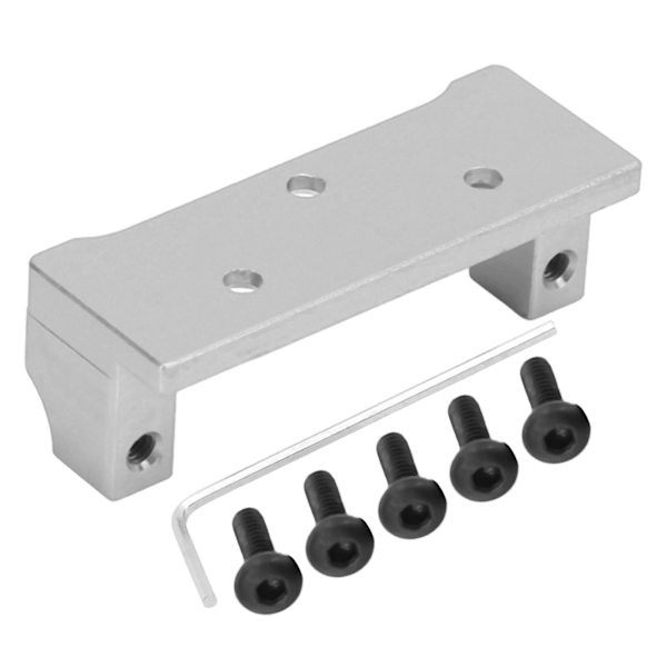 Aluminium Servo Plade Metal Servo Montering til HBX 2098B 1/24 RC Crawler Bil Opgraderingsdel Sølv