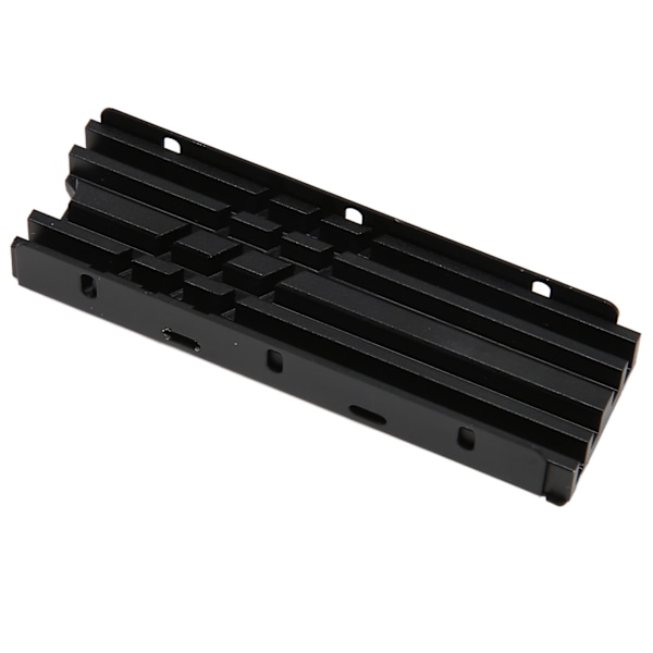M.2 NVMe kjøleplate Dobbeltsidig aluminiumslegering 3 termiske puter Sølvbelagt SSD kjøleplate for M.2 2280 SSD 850 EVO