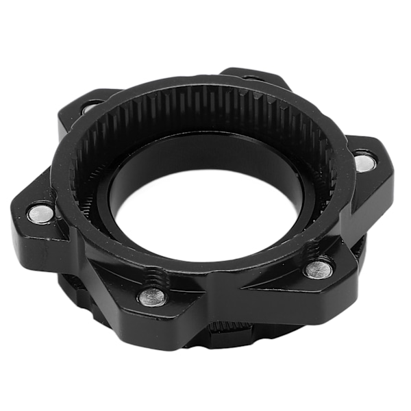 MEIJUN Centerlock till 6-bult Adapter Låsring Aluminiumlegering Axelnav Adapter för Genomgående Axelnav Svart