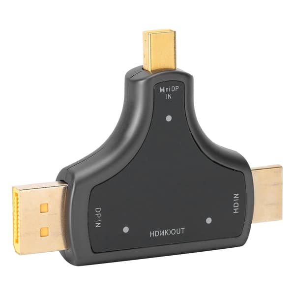 Adapter 3 I 1 Multi‑Funktion 4K HD Bærbar Notebook Drev‑Fri DP Interface D62A