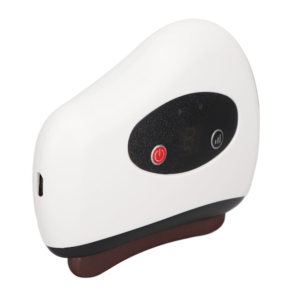 Elektrisk Gua Sha-skraber med 9 vibrationsniveauer Hot Compress Skin Gua Sha Massager til ansigt Hals Ryg Hvid
