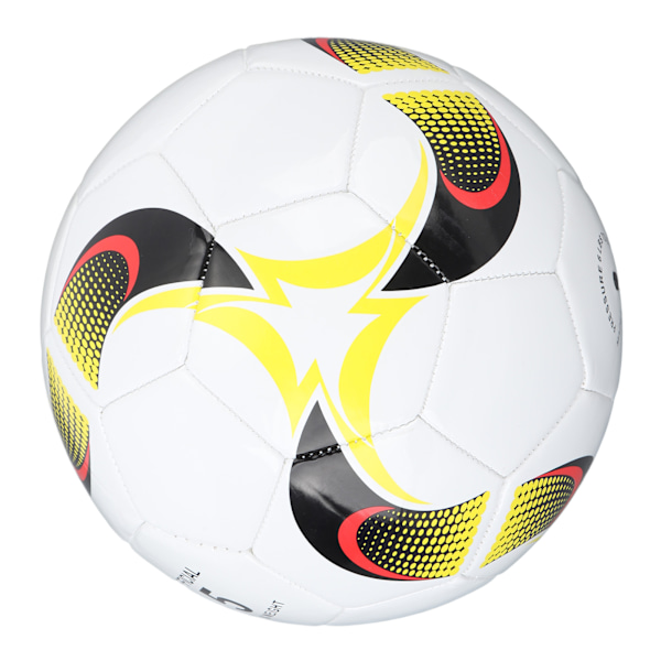 Størrelse 5 Fodbold PVC Majs Mønster Elastisk Fodbold Gave til Træningsspil Børn Voksne Hvid