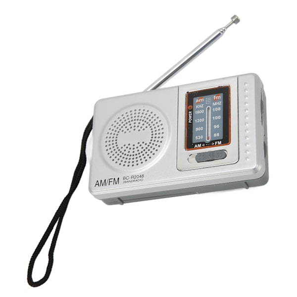Bærbar radio DSP Chip AM FM transistorradio med indbygget højttaler til hjemme- og rejseunderholdning Nødsituation på arbejdspladsen