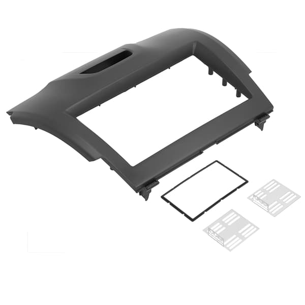 2-Din bilstereoradio Fascia CD Dashboard Panelbyte Kompatibel med CHEVROLET Trailblazer S-10 2012-2016