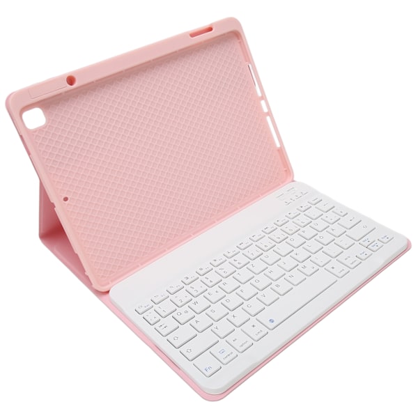Tabletin näppäimistö DE-asettelu BT-yhteys 180mAh akku suojakotelo langaton näppäimistö IOS-tabletille Air 3 Pro 10.5 tuumaa vaaleanpunainen