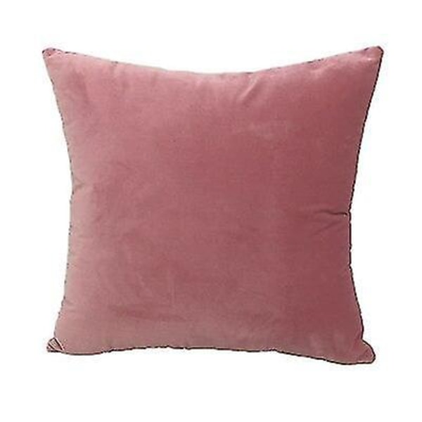 Luksuriøs mørk rosa fløyels putetrekk 40 x 60 cm - Myk dekorativ putetrekk