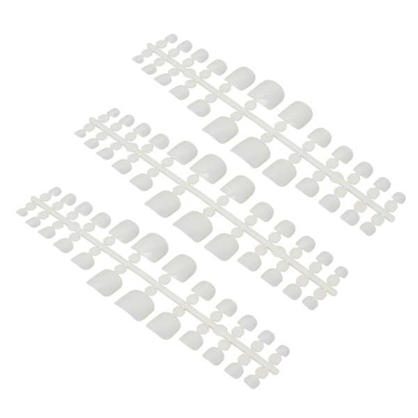 240 st Falska tånaglar Heltäckande Multipurpose Glossy DIY Falska tånaglar Heltäckande för Hem Nagelsalong Naturlig