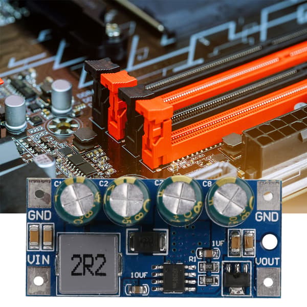 【NX】60W DC Boost Converter Step Up Module 3.7V-18V til 5V 6V 9V 12V 15V 19.5V (6V)