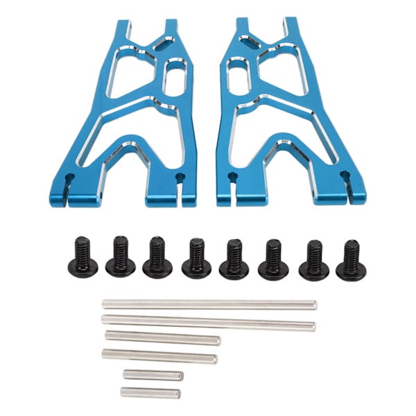 RC Främre Bakre Nedre Fjädringsarm Aluminiumlegering Ersättning Nedre Fjädringsarm Delar för Traxxas X MAXX 1/5 RC Bil Blå