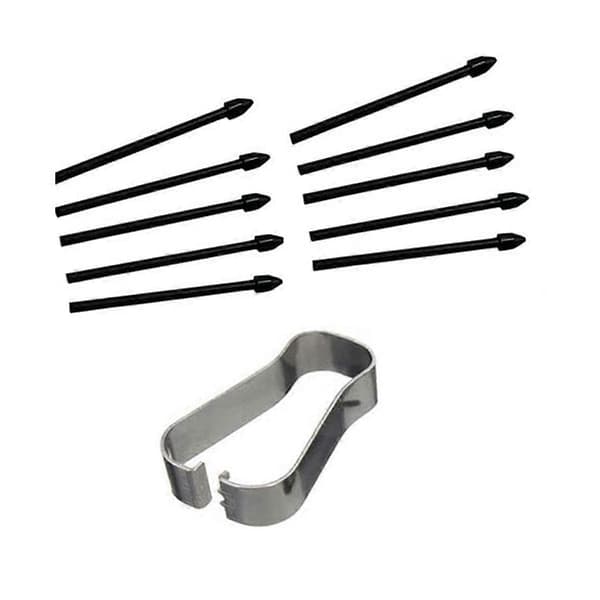 10 stk. Penne-spidser Stylus Refill Pen Refill til Galaxy Tab S6Lite S6/S7/S7/S8 Note10/Note20 Black