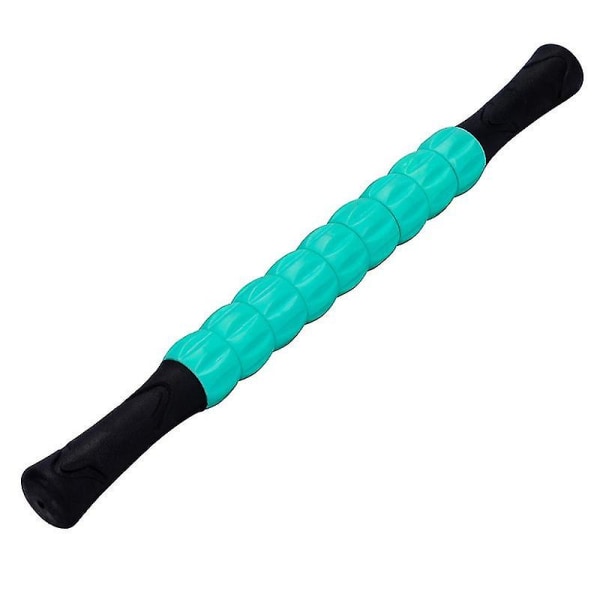 Massage Stick Roller för djup vävnad med 360-gears muskel roller Stick för lindring Smärta Massage Sår kramper Green