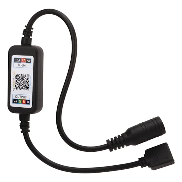 2 kpl Mini LED-ohjain Bluetooth RGB Musiikkiohjain USB 5V DC 5‑24V 4-napainen LED-ohjaus 5050 LED-nauhavaloille