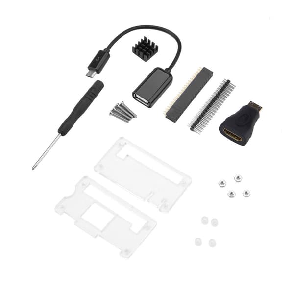 1 sett X Basic Suite Kit Tilbehør Kompatibel med Raspberry Pi Zero W /Zero