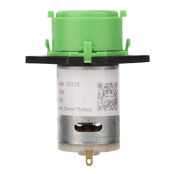 12V 3*5 Doseringspumpe DIY Peristaltisk Rørhode for Kjemisk Analyse av Akvarielabb (Grønn)