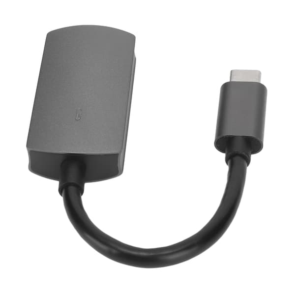 Type C til HD Multimedia Interface Adapter 4K 30Hz Plug and Play Type C Dockingstasjon Kompatibel med mobiltelefoner Datamaskiner Grå