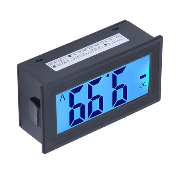 YB5135DB DC Digital Voltmeter LCD Display Spændingsmåler AC100-240V Strømforsyning DC 0-10V