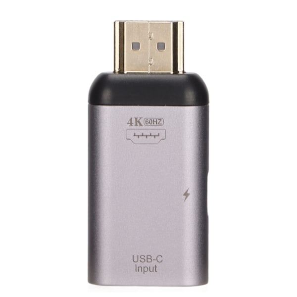 Typ C hona till PD hane Adapter USB C Extender Mini Video Splitter 4K 60Hz Converter för bärbara datorer Telefon