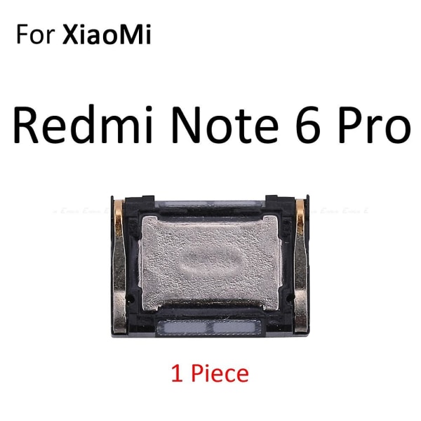 Öronsnäcka Ear Sound Top Høytalermottaker for Xiaomi Redmi 4 Pro 3 3x 3s S2 Note 7 6 5 2 3 Pro 4 4x 6a 5a For Redmi Note 6 Pro