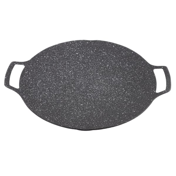 Koreansk BBQ-tallrik Barbecue Grill Non Stick Cirkulär Stekpanna för Hem Utomhus Spis Gas Typ 36cm