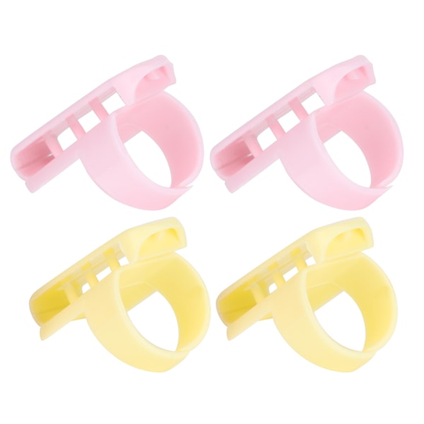 4 st Stickning fingerborg Finger Guide Splitter för DIY Rolig tröja Ull sömnadstillbehör