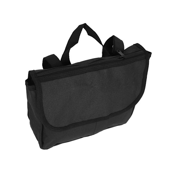 Walker Bag 600D Kryptert Polyesterstoff 3 store lommer Lettvekt Rullestol Oppbevaringsveske Svart