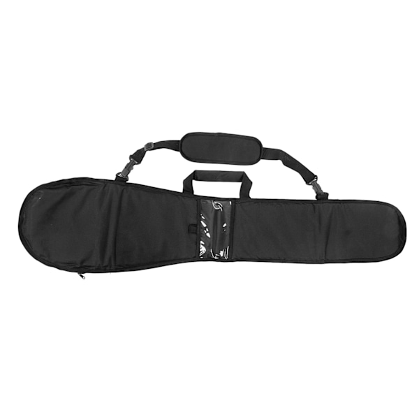 Kajak Paddeltaske Split Paddel Bådpaddle Opbevaringstaske Holder Fods beskyttelse til robåd Sort