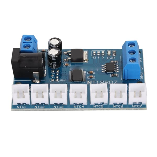 7-kanals RS485 NTC Temperaturmåling MODBUS RTU Papirløs Opptaker PLC NT18B07