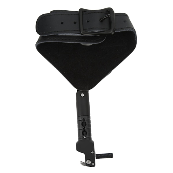 Pilbåge Compoundbåge Utlösningshjälp Trigger Justerbar Båge Utlösning Handledsrem Skytte Handledsband Spridare Svart
