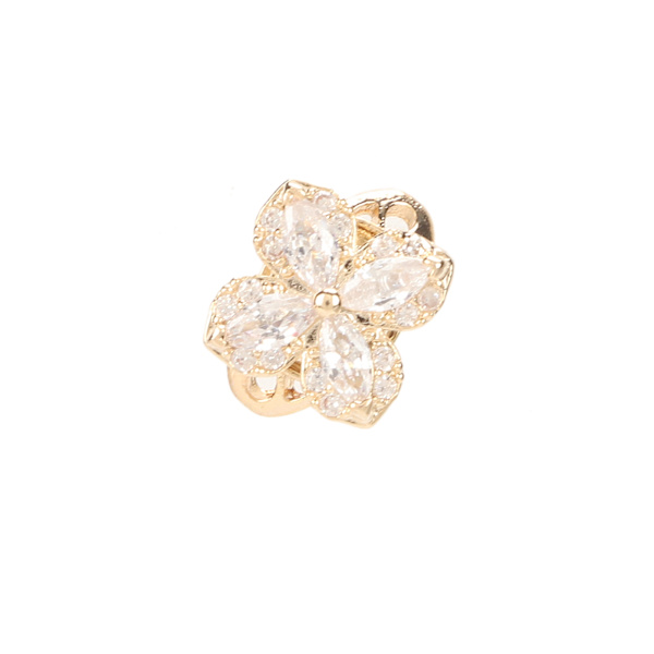 Negle Rhinestone Guld Art Charms Glimtende Let DIY Negletilbehør Smykker Manikyrtilbehør