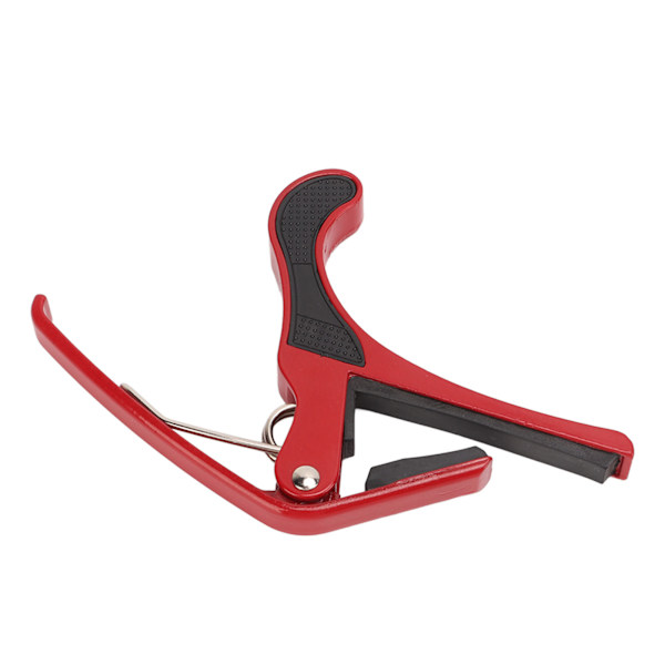 【NX】Gitarr Capo Alloy Quick Release Elgitarr Capo Set med 2 ST Guitar Picks Kompatibel med Banjo Mandolin Red