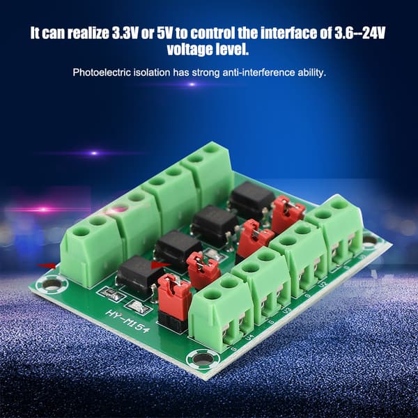 817 4-kanals optokobler isolert kort spenningsomformer adaptermodul