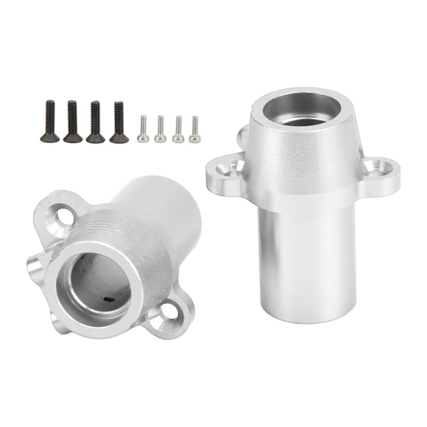 RC Metall Bakaxelhylsa Aluminiumlegering Bakaxelhylsa för Axial RBX10 1/10 RC Bil Uppgraderingsdel Silver