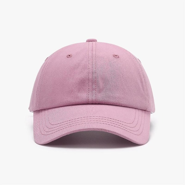 Vår och sommar utomhusljusbräda för män och kvinnor unisex cap i mjuk topp Lotus pink adjustable