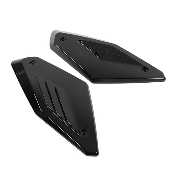 2 stk Motorsykkel Sidepanel Luftinntak Deksel Beskyttelse Erstatning for CB650R 2019 2020 2021 Svart