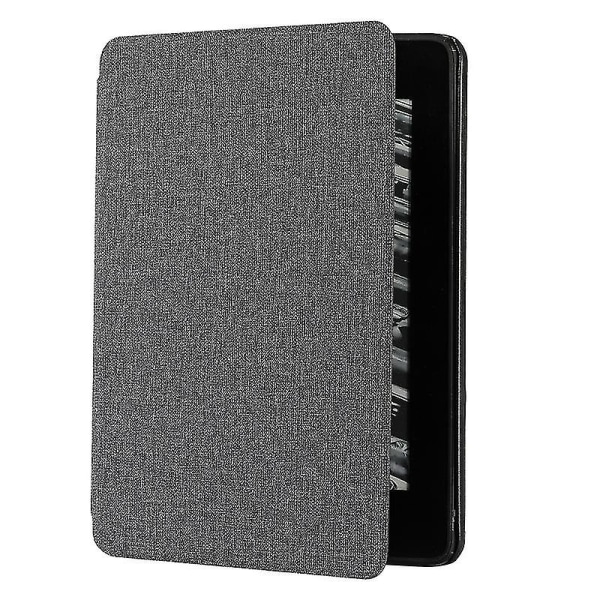 Skyddsfodral Pu Cover Auto Wake / Sleep för Kindle Gray