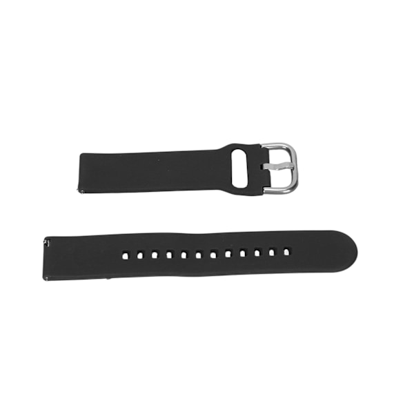 Smartwatch Band Silikon 20 mm Klocka Armband Enfärgad för Amazfit GTS 3 GTS 2 Bip S Bip UBlack