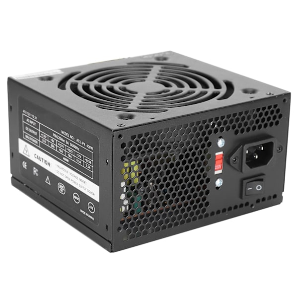 Computer Strømforsyning Desktop Lydløs Blæser Tilbehør ATX 24-PIN 400W Justerbar 115/230V EU Stik
