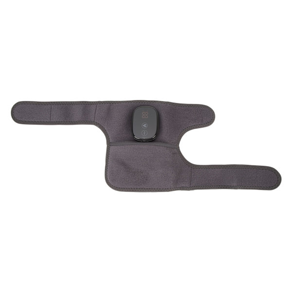 Uppvärmd Knä- och Armbågslinda Multifunktionell Hög Effektiv Förlängningsrem Uppvärmningsplattor Massagerare för Axlar Knän Armbågsmärta Relief Grå