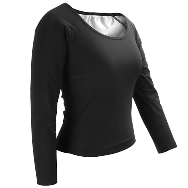 Dame Sport Svedende Sauna T-shirt Polyuretan Svedforstærkende Vægttab Body Shapewear 4XL/5XL