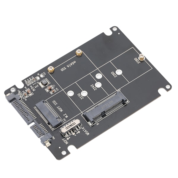 M.2 NGFF/MSATA SATA 3.0 -sovitin SSD SATA-muuntimeen Lukijakortin laite